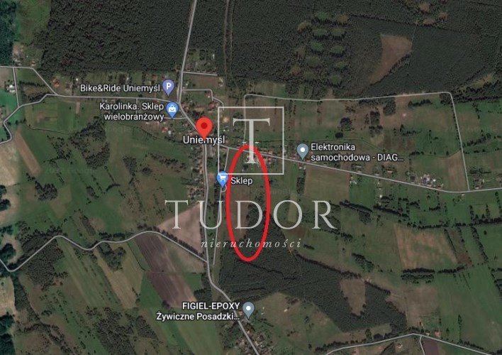 działka budowlana Uniemyśl