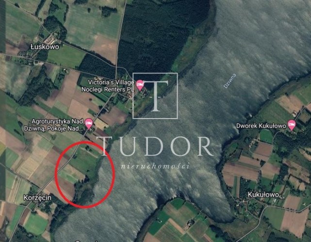 działka nad wodą